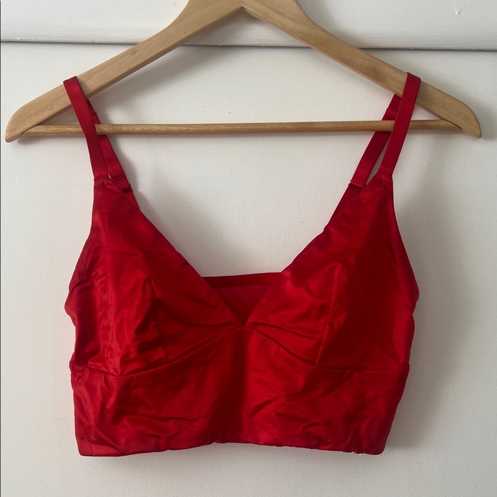 Auden Vibrant Red Bralette